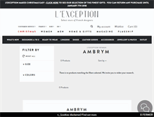 Tablet Screenshot of ambrym.lexception.com