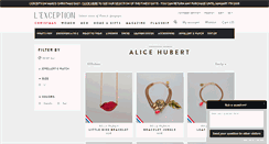 Desktop Screenshot of alice-hubert.lexception.com