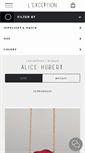Mobile Screenshot of alice-hubert.lexception.com